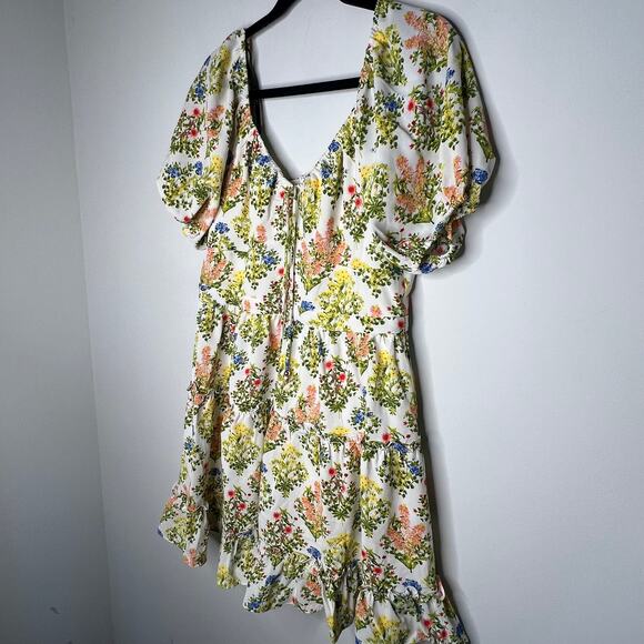 Laundry By Shelli Segal Botanical Print Mini Dress - Picture 3 of 6